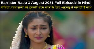 Barrister Babu 3 August 2021 Written Update in Hindi