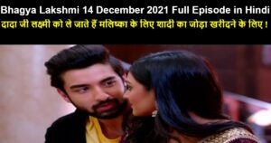 Bhagya Lakshmi 14 December 2021 Written Update in Hindi