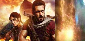 Tiger 3 Theatre Fireworks News in Hindi, Crackers in Tiger 3 Movie Cinema hall , Tiger 3 Box Office in hindi , Tiger 3 News in hindi, Salman khan Reaction in Tiger 3 Theatre Fireworks