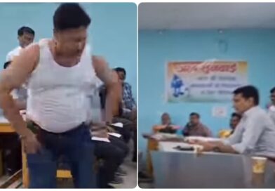 नगर पालिका बजट बैठक में हंगामा : पानी की टंकी को लेकर पार्षद का अनोखा विरोध, बीच सभा में उतारी शर्ट; 2 अरब से अधिक का बजट पारित !