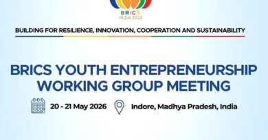 इंदौर में जुटेंगे ब्रिक्स देशों के युवा उद्यमी : भारत की अध्यक्षता में 20-21 मई को होगी अहम बैठक, नवाचार और स्टार्टअप पर रहेगा फोकस