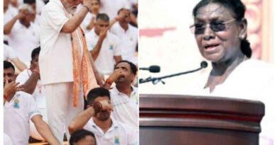 अंतर्राष्ट्रीय योग दिवस 2026 : कोलकाता से PM मोदी और जबलपुर से राष्ट्रपति मुर्मु का संदेश, ‘स्वस्थ जीवन के लिए योग ही है मूलमंत्र’; 130 देशों के 30 लाख लोगों की रही भागीदारी ! अंतर्राष्ट्रीय योग दिवस 2026 : कोलकाता से PM मोदी और जबलपुर से राष्ट्रपति मुर्मु का संदेश, ‘स्वस्थ जीवन के लिए योग ही है मूलमंत्र’; 130 देशों के 30 लाख लोगों की रही भागीदारी !