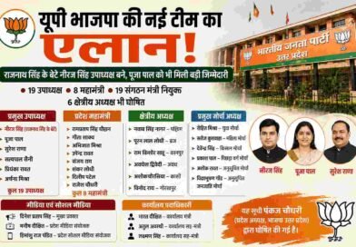 2027 चुनाव से पहले भाजपा का मास्टरस्ट्रोक : नई टीम का ऐलान, नीरज सिंह बने उपाध्यक्ष, कई नेताओं को मिली बड़ी जिम्मेदारी